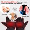 Spring Electric Heated Gloves,Portable Battery Heating Thermal Gloves,Waterproof Touchscreen Gloves for Cycling,Motorcycle,Hiking,Snowboarding Outdoor Winter Sport view 2