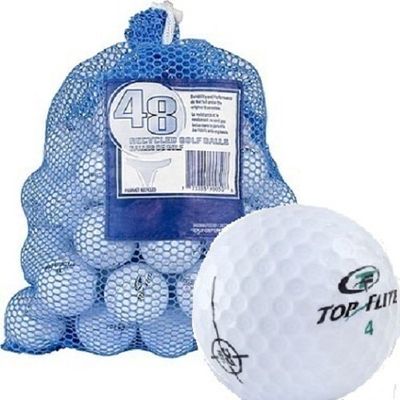 Top Flite 96 Recycled Golf Balls in Mesh Bag (2 packs of 48)