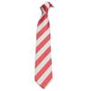 7.5CM New Striped Ties For Men Microfiber College Ties Regular School Daily Costume (A14 white+red) view 1