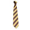 7.5CM New Striped Ties For Men Microfiber College Ties Regular School Daily Costume (A2 brown+yellow) view 1