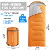 FARLAND Sleeping Bags 30 for Adults Teens Kids with Compression Sack Portable and Lightweight for 3-4 Season Camping, Hiking,Waterproof, Backpacking and Outdoors view 2