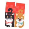 thefancypumpkin Japanese Style Creative Sandal Split Toe Tabi Ninja Geta Socks Geisha Socks for Women, S-05 view 1