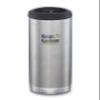 Klean Kanteen TK Wide Kanteens Vacuum Insulated 2019 (20oz (591ml), Brushed Stainless (Cafe Cap)) view 1