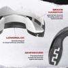 SAFEJAWZ Mouthguard for Braces, Upper & Lower Protection Remoldable Mouth Guard with Case for Boxing, Basketball, Football, MMA, Lacrosse, Hockey and All Contact Sports One Size (Fangz) view 4