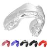 SAFEJAWZ Mouthguard for Braces, Upper & Lower Protection Remoldable Mouth Guard with Case for Boxing, Basketball, Football, MMA, Lacrosse, Hockey and All Contact Sports One Size (Transparent) view 1