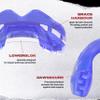 SafeJawz Mouthguard for Braces, One Size Re-Mouldable Mouth Guard with Case for Boxing, Basketball, Football, MMA, Lacrosse, Hockey and All Contact Sports (Ice Blue) view 4