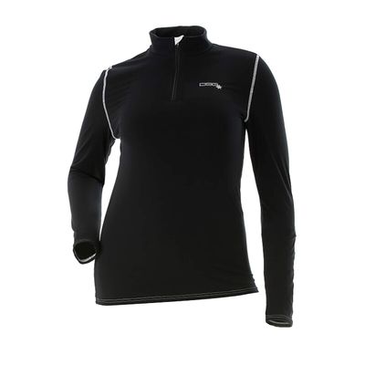 DOING SOMETHING GREAT DSG Outerwear Women's D-Tech Base Layer Shirt (Black, Medium)