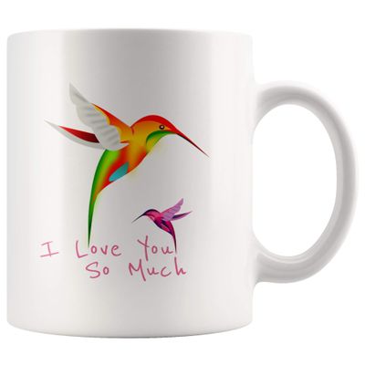 Regalika Birds I Love So Much Mug 11oz White