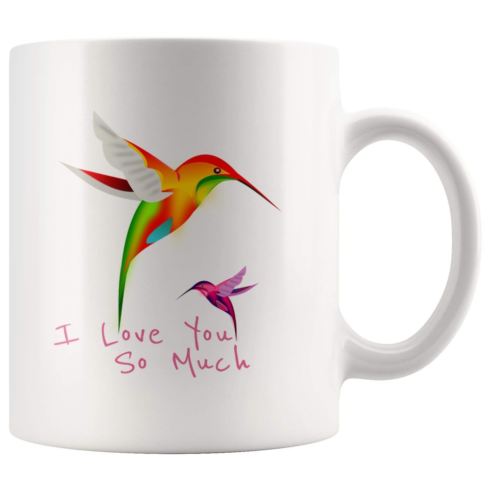 Regalika Birds I Love So Much Mug 11oz White