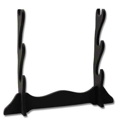 Ace Martial Arts Supply 3 Sword Stand Table Display Three Piece Tiers