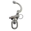 keehui Four PICECES 2-3/4inches Swivel Eye Snap Shackle Quick Release Bail Rigging Sailing Boat Marine 316 Stainless Steel for Sailboat Spinnaker Halyard view 3