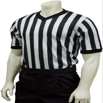 Smitty | BKS-203 | 1" Stripe | Elite Performance Interlock | Basketball Referee Shirt | Official's Choice! (3XL)