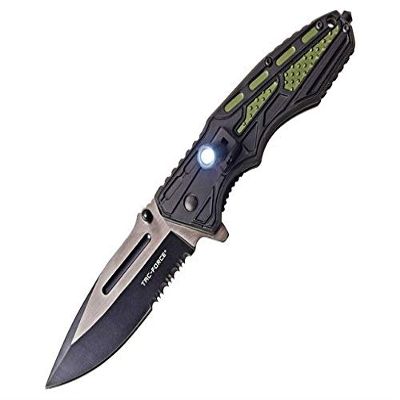Tac Force Linerlock Assisted Opening Green