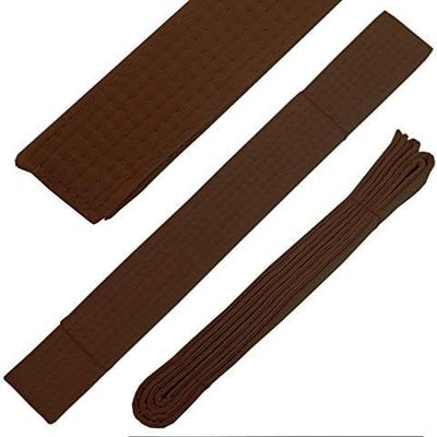 Solid Rank Karate Martial Arts and TaeKwonDo Belts (Brown, 5)