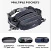 WATERFLY Fanny Pack Waist Bag: Fannie Pack 2 Water Bottle Holders Lumbar Belt Hiking Walking Running Jogging Camping Large Woman Man (Bottle Not Included) view 3