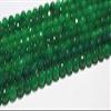 Gems-World Jewelry Green Onyx Faceted Round/Ball Shaped Faceted Gemstone Beads with Size 8 mm - 15" Inch Strand Gemstone view 1