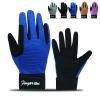FINGER TEN Horse Riding Gloves Kids Boys Girls Youth 1 Pair, Bike Gardening Cycling Hiking Gloves Full Finger, Color Blue Summer Comfortable Grip for Kid Large (Kids-Blue, Large) view 1