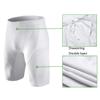 beroy Mens Compression Shorts Training Athletics Workout Tight Sports Base Layer with One Pocket for Phone(White,XL) view 3