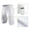 beroy Mens Compression Shorts Training Athletics Workout Tight Sports Base Layer with One Pocket for Phone(White,XL) view 4