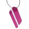 LIUCM 1PC Aluminum Alloy Funky Travel Luggage Label Straps Suitcase ID Address Tags Luggage Tags Pink view 1
