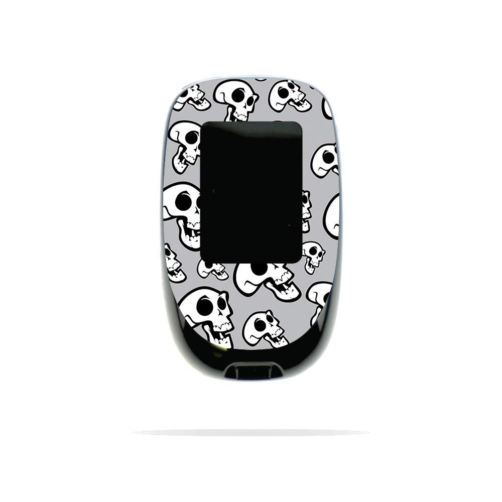MightySkins Skin Compatible with Accu-Chek Nano - Laughing Skulls | Protective, Durable, and Unique Vinyl Decal wrap Cover | Easy to Apply, Remove, and Change Styles | Made in The USA