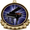 2 1/2" Banner Insert Piano Medals, Piano Award Medsl Great Piano Medals for Pianists Gold 50 Pack Prime view 2