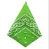 Bestgift Men's Paisley Print Head Wrap Scarf Wristband Bandana One Size Fruit Green view 1