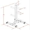 Olympic Weight Tree by Deltech Fitness view 4