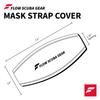 Flow Scuba Gear - Neoprene Cover for Dive and Snorkel Mask Strap (Blue 2-Pack) view 3