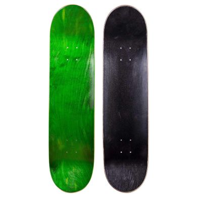 Cal 7 Blank Maple Skateboard Decks| Two Pack (Green, Black, 8.0 inch)