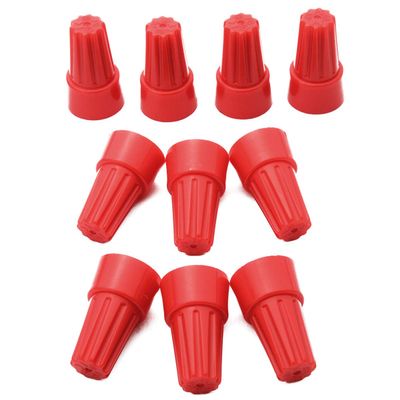 Davitu 70PCS Electrical Wire Twist Connectors Terminals Cap Nut Rotating Kit Rotary Terminal Connection Caps Blue/Orange/Red/Yellow