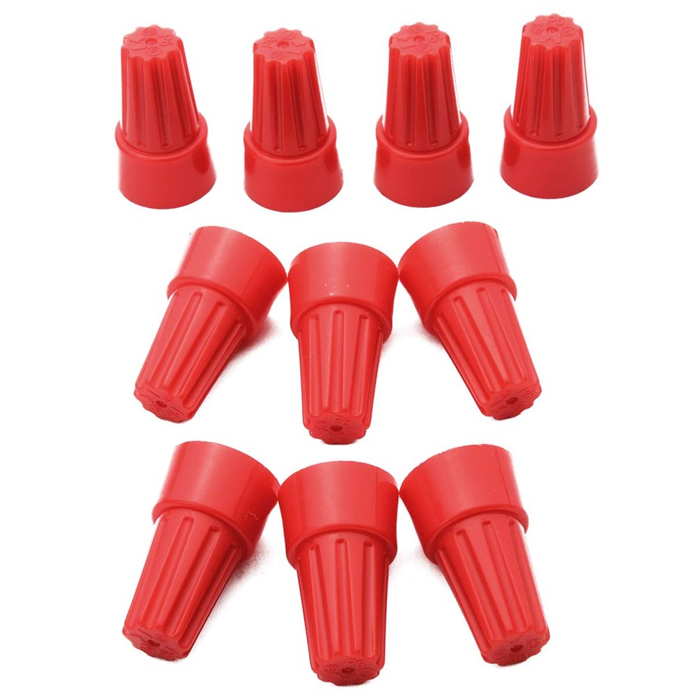 Davitu 70PCS Electrical Wire Twist Connectors Terminals Cap Nut Rotating Kit Rotary Terminal Connection Caps Blue/Orange/Red/Yellow