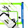Baden Pro Outdoor Volleyball Set Professional-Grade Net, Adjustable Poles, and Official Size Ball, Green/Blue for Outdoor Play view 1