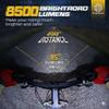 BrightRoad Bike Helmet Light 8500 Lumens, Bike Headlight with 7 Modes, 650 Fit Distance, Rechargeable Bike Lights for Night Riding with Bicycle Light Mount Helmet Holder, Mountain Bike Headlight view 2