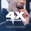 SAFEJAWZ Mouthguard for Braces, Upper & Lower Protection Remoldable Mouth Guard with Case for Boxing, Basketball, Football, MMA, Lacrosse, Hockey and All Contact Sports One Size (Black) view 3