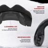 SAFEJAWZ Mouthguard for Braces, Upper & Lower Protection Remoldable Mouth Guard with Case for Boxing, Basketball, Football, MMA, Lacrosse, Hockey and All Contact Sports One Size (Black) view 4
