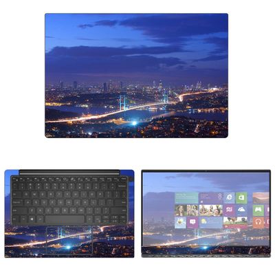 Decalrus - Protective Decal Cityline Skin Sticker for Dell XPS 9380 (13.3" Screen) case Cover wrap DExps13_9380-258