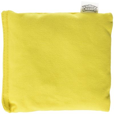 Backyard Champs 16oz Yellow Authentic Cornhole 4pk Bean Bag Set