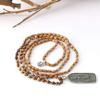 KELITCH Buddha Pendant Necklaces Natural Stone Beaded Necklaces Handmade Long Chain Strands Necklaces Jewelry for Women (Brown C) view 4