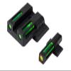 HiViz Litewave H3 Sight Tritium LitePipe Day/Night for M&P Fullsize & Compact in All Calibers, Green litepipes w/Orange Front Ring, one Size (MPN521) view 1