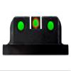 HiViz Litewave H3 Sight Tritium LitePipe Day/Night for M&P Fullsize & Compact in All Calibers, Green litepipes w/Orange Front Ring, one Size (MPN521) view 4