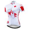 Bike Jersey Women's Cycling Jersey MTB Tops Shirts Apparel Mountain Road Bicycle Clothes Breathable Pro Team Biker Racing top for Ladies Female Summer White red Size L view 1