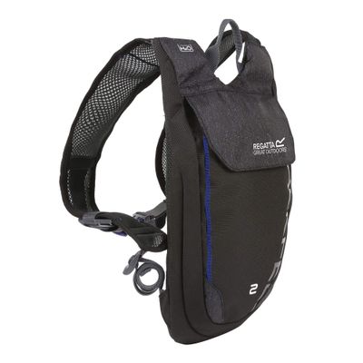 Regatta Blackfell III 2L Reflective Hardwearing Hydration Backpack, Black, Unique