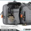 Savior Equipment Urban Warfare Tactical Double Long Gun Bag Case Backpack w/Pistol Handgun Case,51 Inch SW Gray view 3