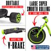 Drift Trike for Kids Ages 5+  16" Front Wheel Ride-On with Adjustable Seat, Steel Frame, Rear Slick Drift Wheels & Safety Flag  Madd Gear view 4