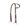 Cashel Beaded Slip Ear Headstall White view 1