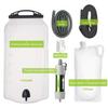 miniwell Gravity Water Filter Ultralight Multi-Purpose Hiking Accessories Optional Emergency kit TUV Certified Hurricane Storm Supplies (Water Filter with Water Tank view 3