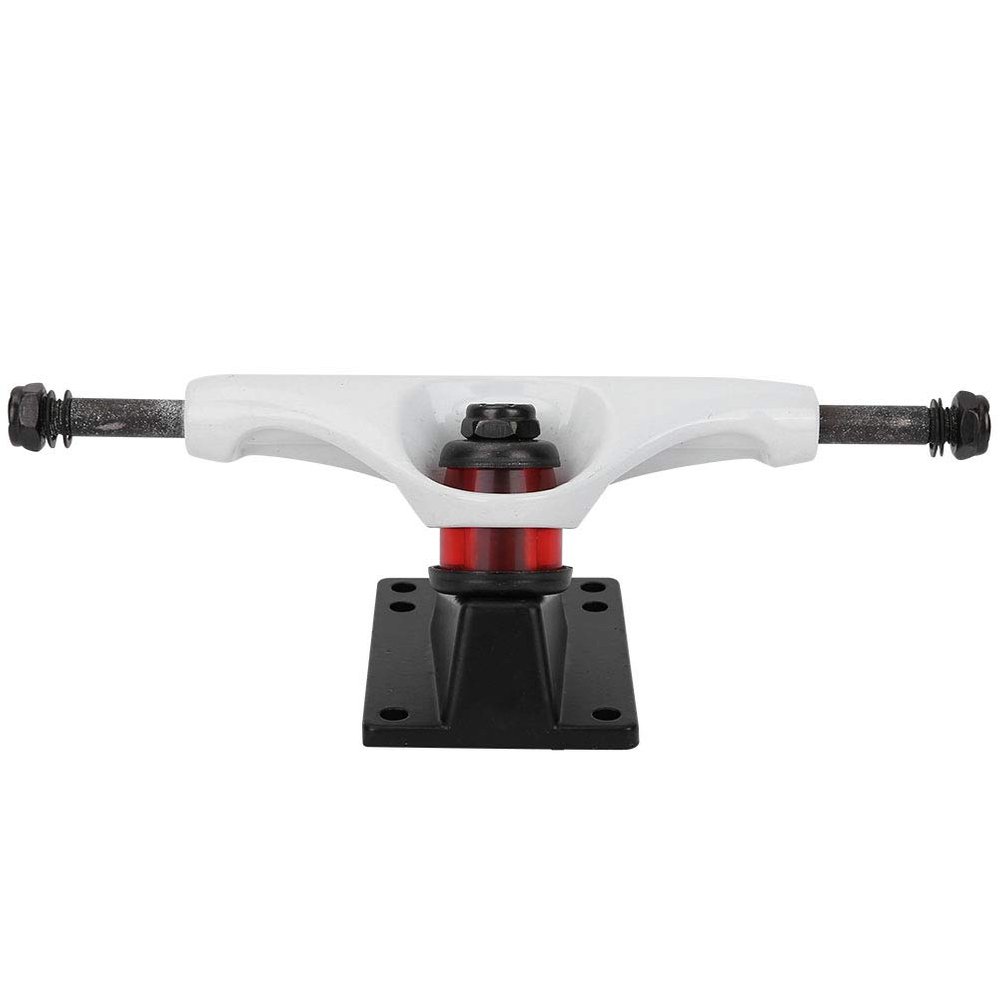 Alomejor 1 Pair Skateboard Truck 4 8 inch Long Board Independent Trucks for Mountain Skate Board Accessories White