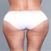 Be Wicked Sexy Seamless Microfiber Boy Short Brief Panty (White, Small) view 2