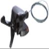 SHIMANO Altus SL-M2010-2L Altus Shift Lever, Band on, 2-Speed, Left Hand, Multicoloured(Multicolor), SLM20102LB view 2